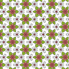 Obraz premium Fabric pattern art, batik, art of form, creativity, product decorative patterns, design, fabric patterns.