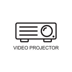 video projector icon , cinema icon