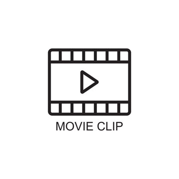movie clip icon , video icon