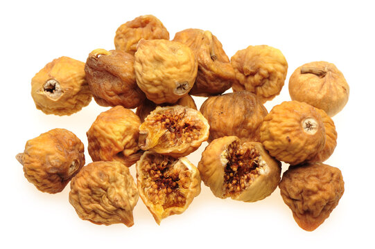 Dried Fig On White Background 