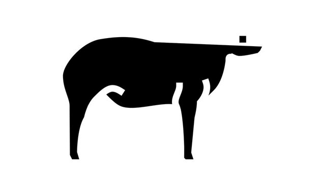 texel sheep glyph icon animation