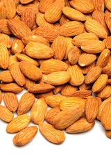 apricot kernel isolated on white background