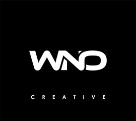 WNO Letter Initial Logo Design Template Vector Illustration