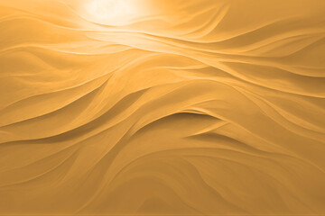 Fototapeta na wymiar Gold yellow background texture, wavy silky black, golden and brownish shades of colors beautiful, hot and flowing design 