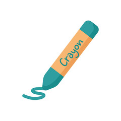 Crayon pencil design illustration