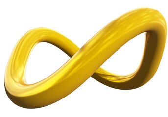 Infinity 3d sign symbol isolated