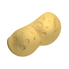 Isolated peanut 3d icon Illustration