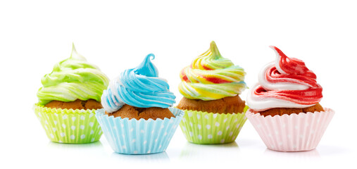 Colorful cupcakes