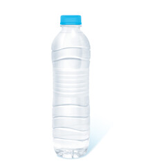 bottle of water, isolated on white background