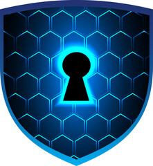 Closed Padlock on digital cyber security