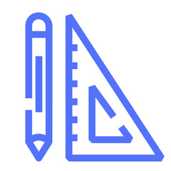 Pencil And Rulerrulerpencilgeometryart Designedit Toolsgraphic Toolsquare Rulergraphic D