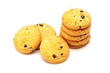 Cookies on a white background