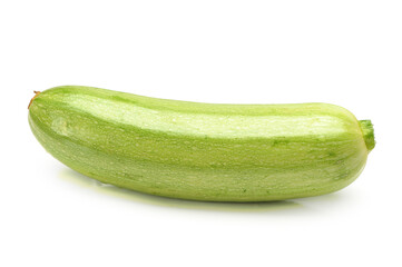 zucchini courgette isolated on white background  