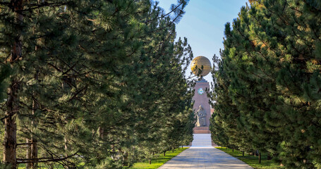Monument to the Independence and Humanism at the Independence square, Tashkent