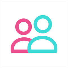 Member Followers Icon Two Color