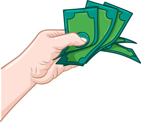Hand Holding Money