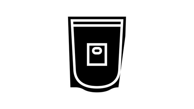 colloidal oatmeal line icon animation