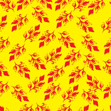 Autumn Leaves Fabric Pattern Seamless © Abdurrahman