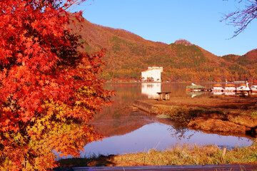 秋の榛名湖