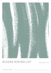 A4 minimal art nouveau poster with geometric elements, modern hipster style template. Abstract vector illustration