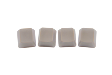 4 keyboard buttons isolated, png file