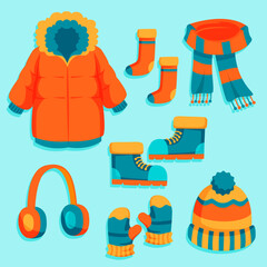 Winter Clothes Element Collections