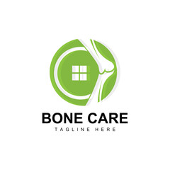 Bone Care Logo, Body Health Vector, Design For Bone Health, Pharmacy, Hospital, Health Product Brand