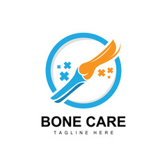 Bone Care Logo, Body Health Vector, Design For Bone Health, Pharmacy, Hospital, Health Product Brand