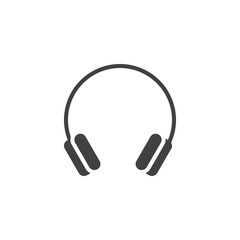 Wireless headset vector icon