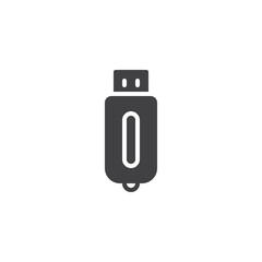 USB flash drive vector icon