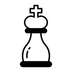 Strategy vector icon isolated on white background