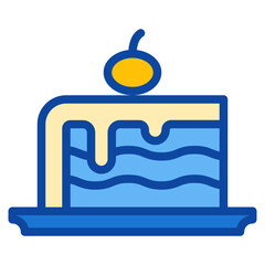 cake two tone icon