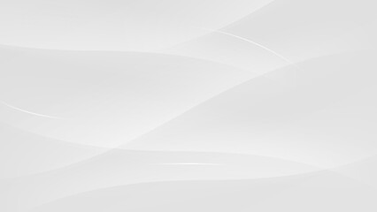 Liquid color background design. White elements with fluid gradient. Dynamic shapes composition. Vector illustration