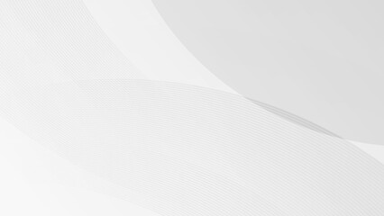 Liquid color background design. White elements with fluid gradient. Dynamic shapes composition. Vector illustration