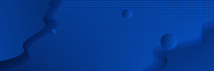 Abstract blue background. Clean and simple pattern for business template. 3d illustration.