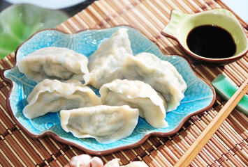 Fresh hand made Chinese dumplings