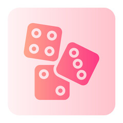 dice gradient icon