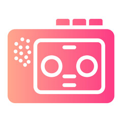 walkman gradient icon