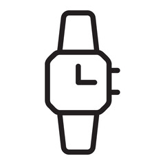 watch line icon