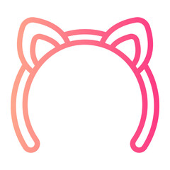 headband gradient icon