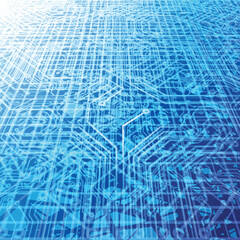 ech modern retro futuristic background .Vector design composition with various technology elements . Abstract contemporary art .
