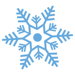 PNG. Snowflake isolated on transparent background. Winter pattern snow ornament PNG design for Christmas
