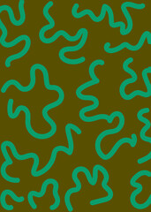 Fototapeta na wymiar Squiggle Doodle Abstract Background