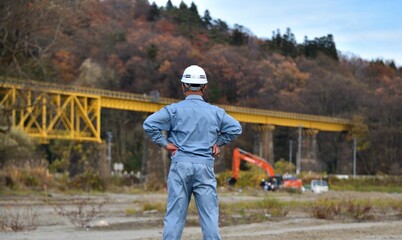 建設工事の現場監督