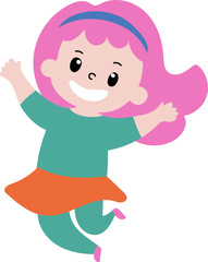 Cute girl smiling