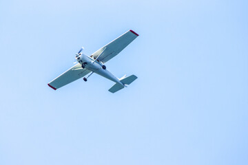 Overhead Small Aircraft
