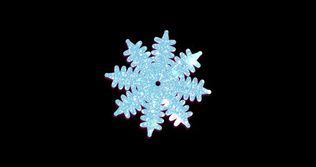 christmas snowflake for a holiday card	