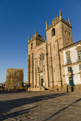 Fototapeta na wymiar Catedral da Sé Porto Portugal Sé Cathedral