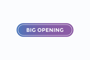 big opening button vectors. sign  label speech bubble big opening
