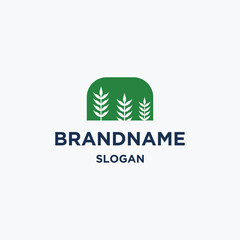 Nature logo icon design template 